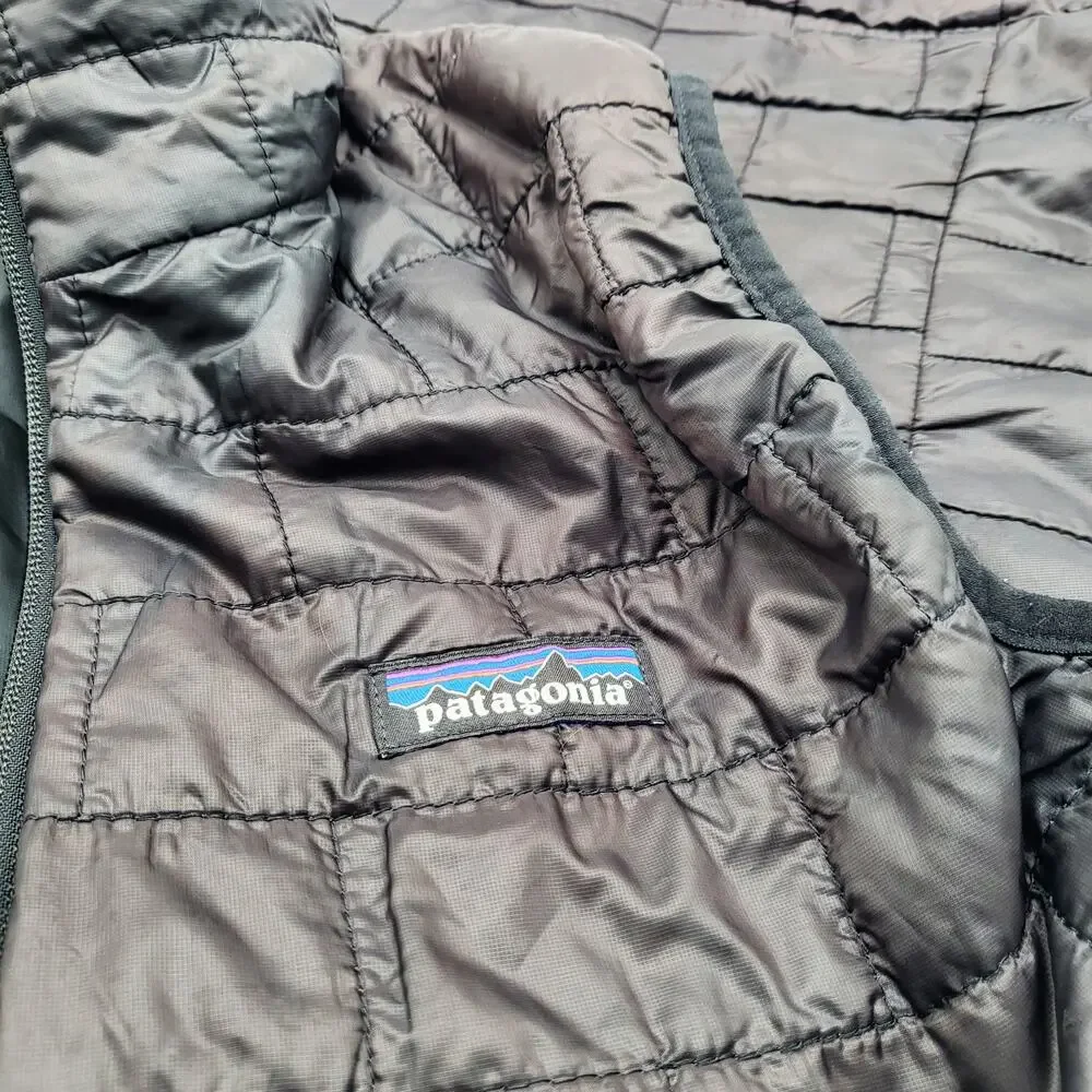 Patagonia Nano Puff Vest Faded Maroon Brown Primaloft Insulation Men's Size S